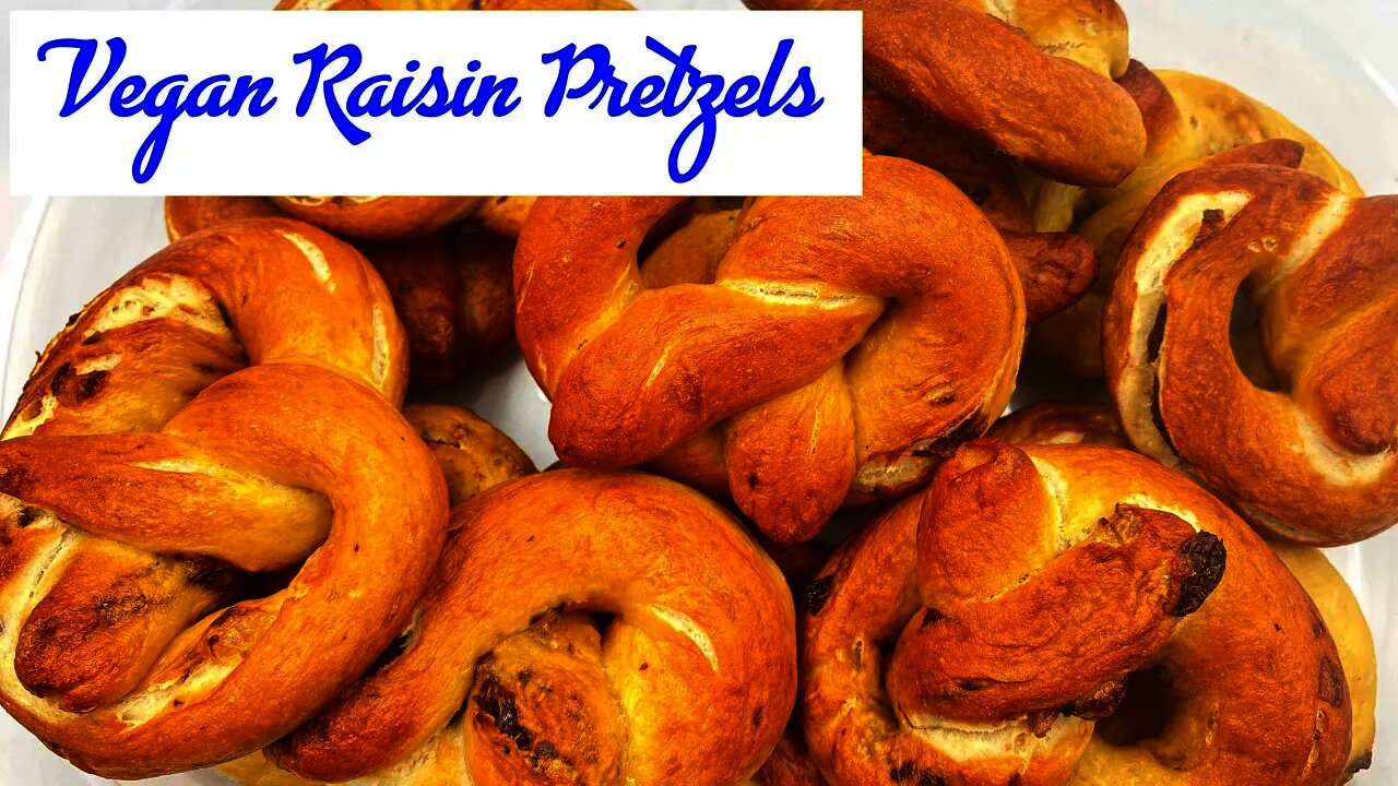 How To Make SOFT VEGAN RAISIN PRETZELS a COMPREHENSIVE Step by Step Video Guide