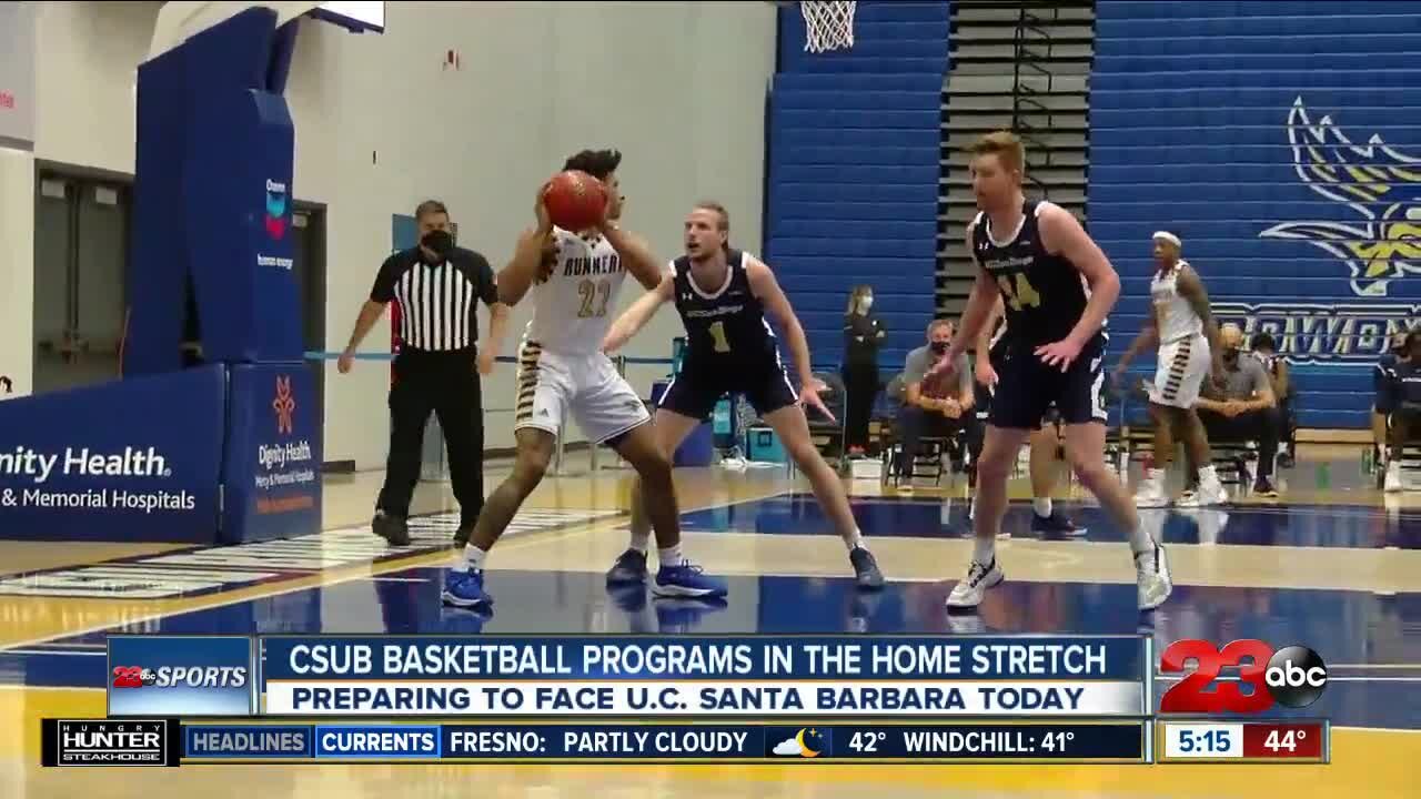 CSUB basketball programs in the home stretch, preparing to face U.C. Santa Barbara