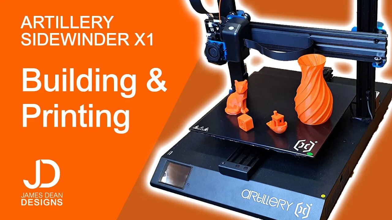 Beginners guide to Artillery Sidewinder X1 - Unboxing, building and first print