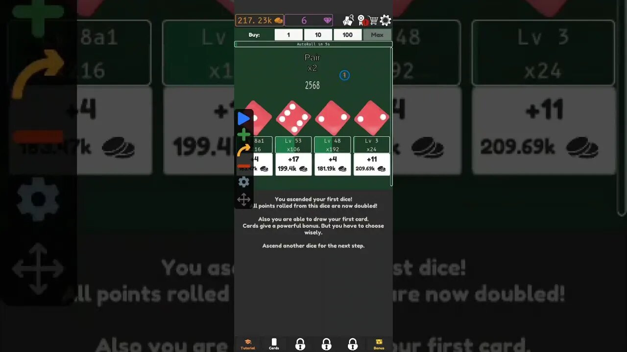 idle dice 2 Gameplay 1