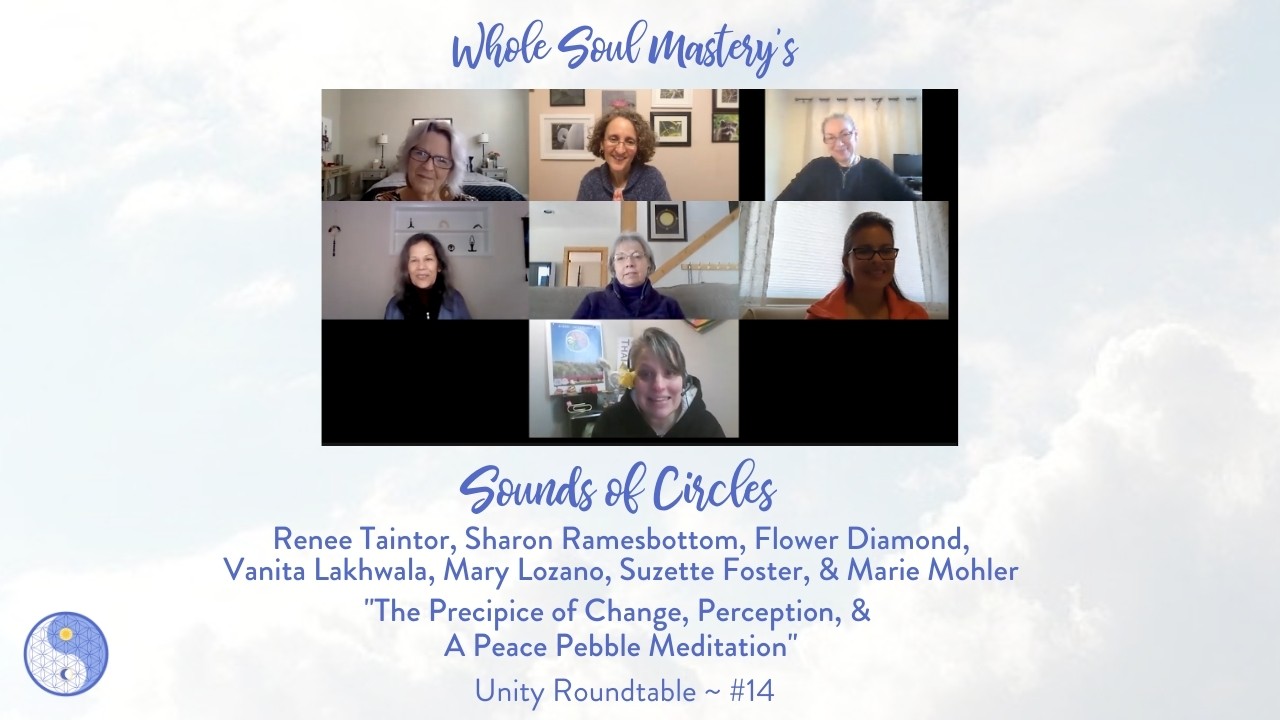 No. 14 ~ Sounds Of Circles Unity: The Precipice of Change, Perception, & A Peace Pebble Meditation