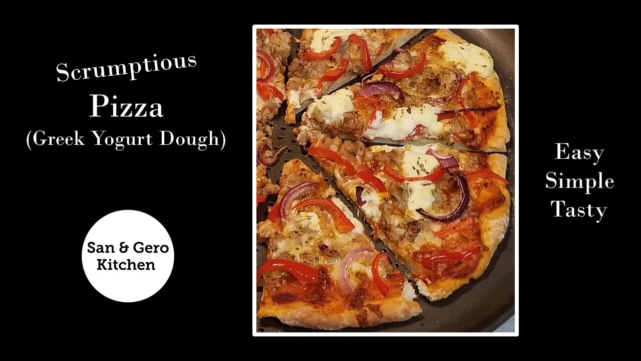 Scrumptious Pizza with Greek Yogurt Dough Recipe