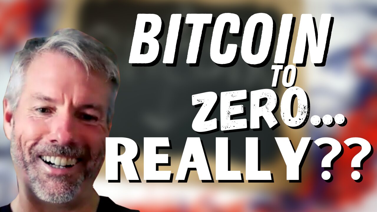 Is Bitcoin More Likely To Go To Infinity Or Zero? Michael Saylor answers