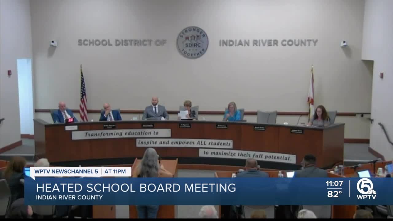 Tense discourse over books, African-American history standards at school board meeting