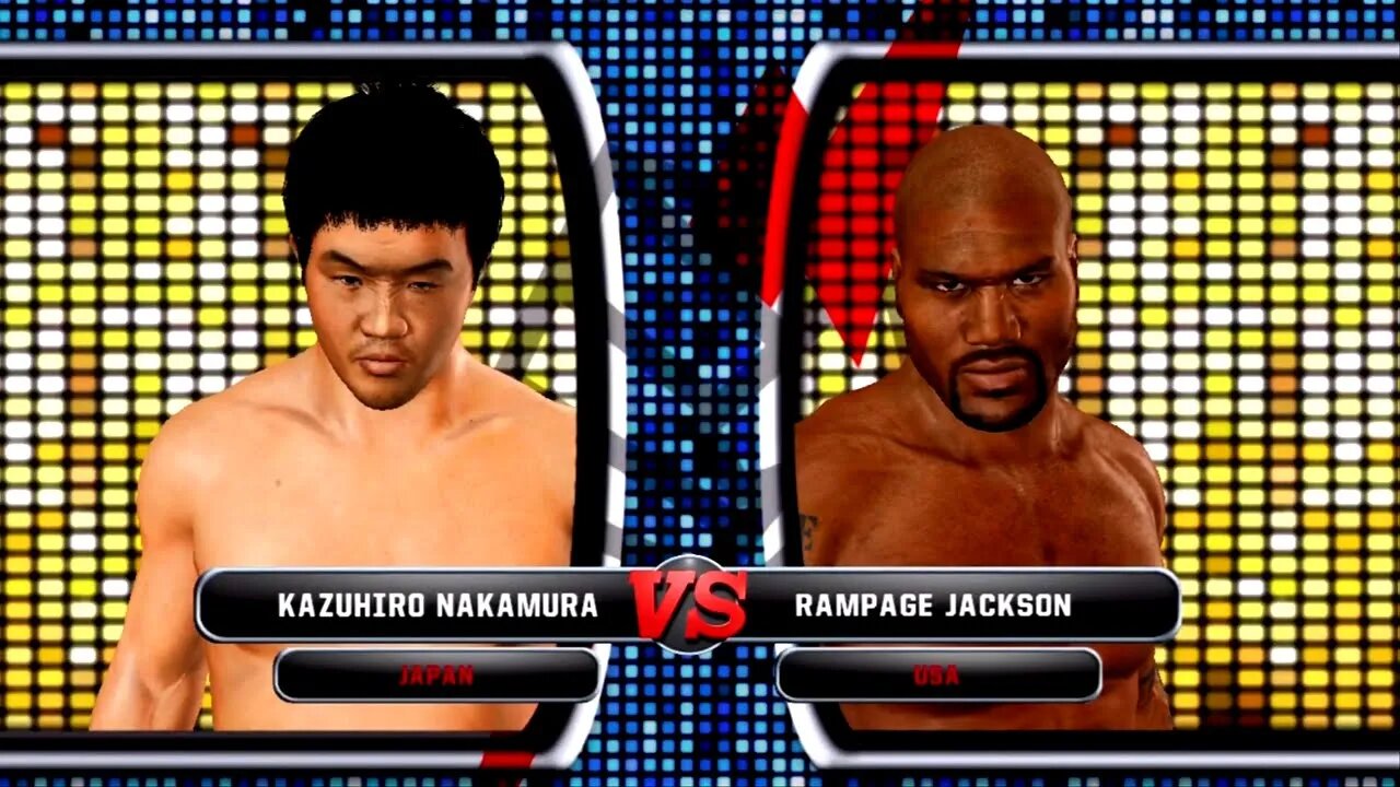 UFC Undisputed 3 Gameplay Rampage Jackson vs Kazuhiro Nakamura (Pride)