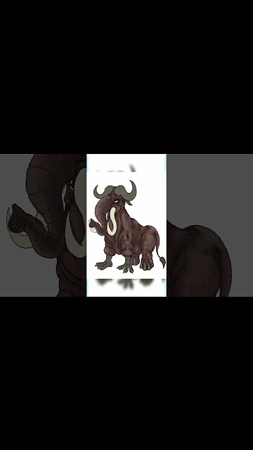 Buffalophantypus #timelapse #shorts