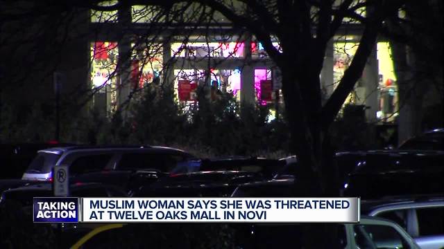 Muslim woman says she was threatened by man in parking lot at Twelve Oaks