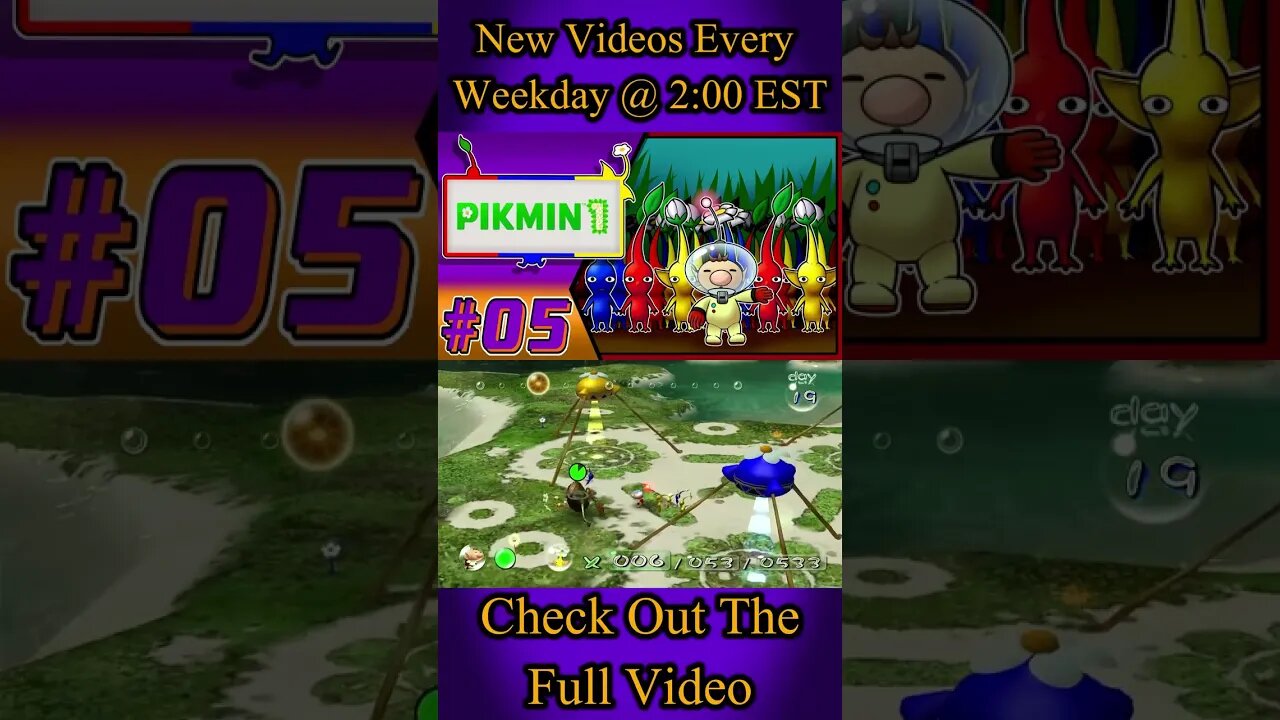 Pikmin 1 Part 5 Video Highlights #shortsLights