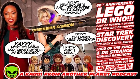 LIVE@5 - Star Trek Discovery...Still Awful!!! Lego Doctor Who!!! Lord of the Rings!!