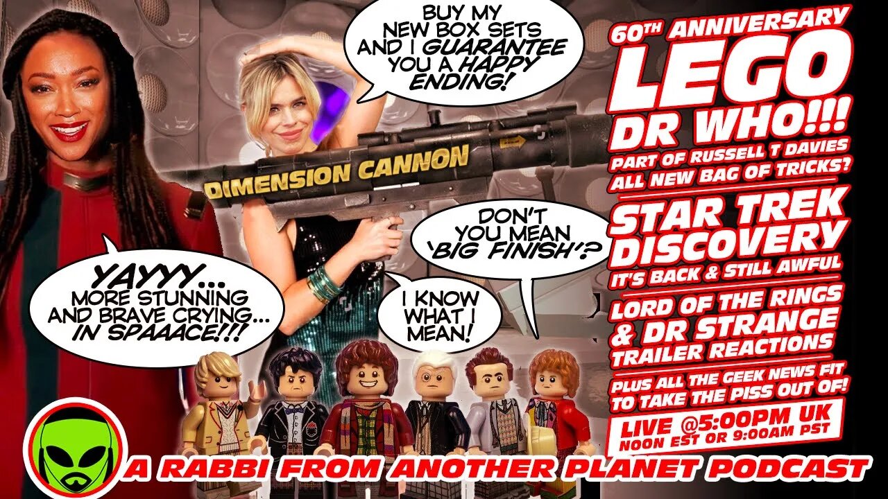 LIVE@5 - Star Trek Discovery...Still Awful!!! Lego Doctor Who!!! Lord of the Rings!!