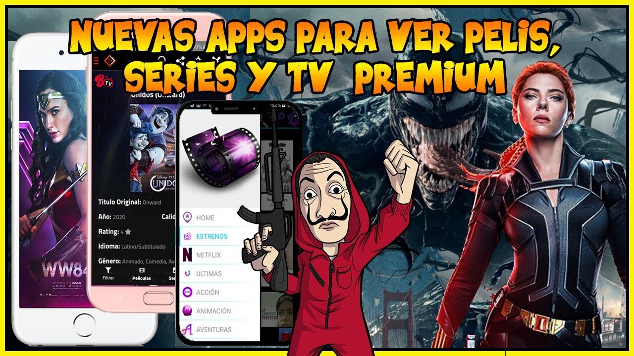 TOP! MEJORES APPS PARA VER PELÍCULAS, SERIES Y TV PREMIUM HD EN ANDROID | APLICACIONES ACTUALIZADAS