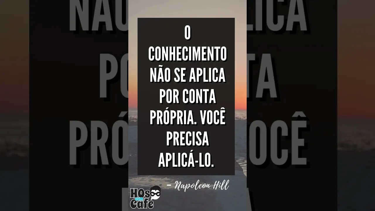 Frase do Napoleon Hill | #shortvideo
