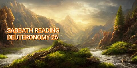 DEUTERONOMY 26 WATCH FULL VIDEO LEARNING WITH THE FAMILY 2024