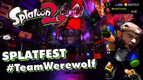 [🔴LIVE] 🦑Splatoon 2 Splatfest 🐺#TeamWerewolf VS 🦇#TeamVampire🦑