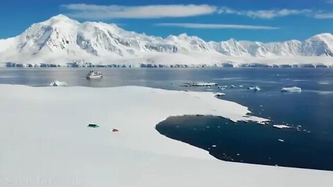 Antarctica ! 4K Scenic ! Relaxation ! Film ! With ! Calming ! Music