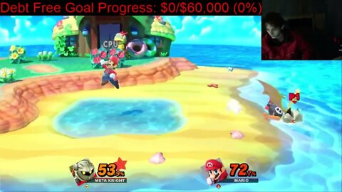 Meta Knight VS Mario On The Hardest Difficulty In A Super Smash Bros Ultimate Match With Commentary