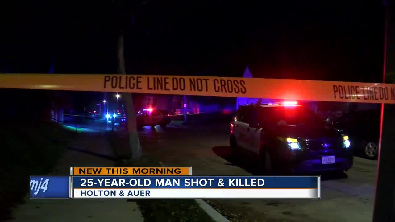 Milwaukee Police: Shooting leaves 25-year-old man dead near Holton and Auer