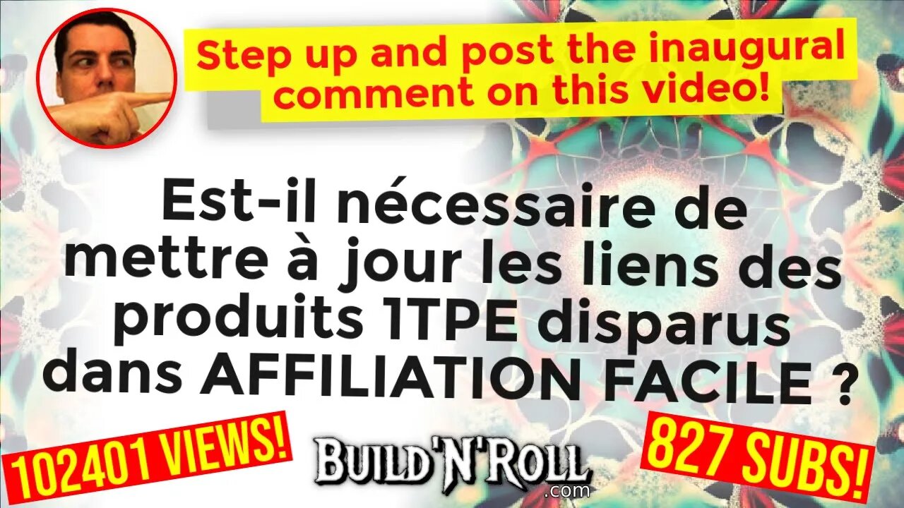 Est-il nécessaire de mettre à jour les liens des produits 1TPE disparus dans AFFILIATION FACILE ?