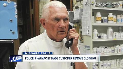 Police say pharmacist made customer remove clothes
