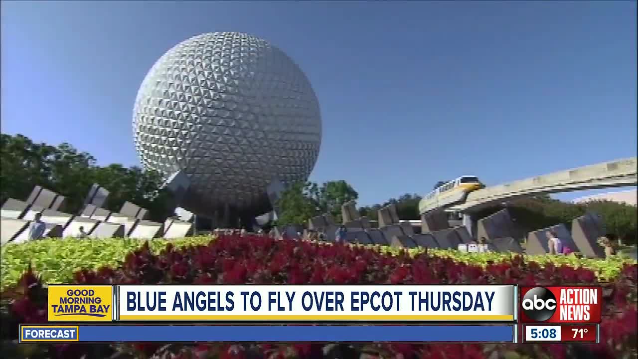 Blue Angels to soar over Spaceship Earth at Epcot on May 2