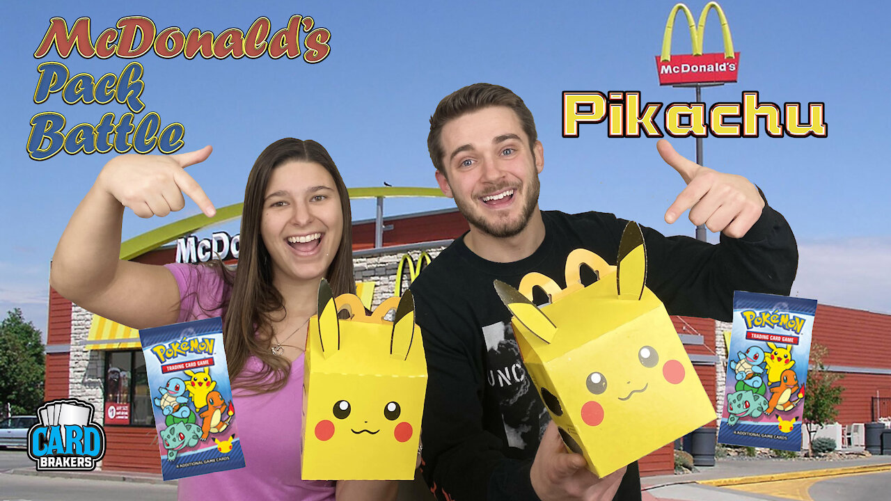 Super Rare Pikachu! | McDonald's 25th Anniversary Pokemon Pack Battle | Card Brakers