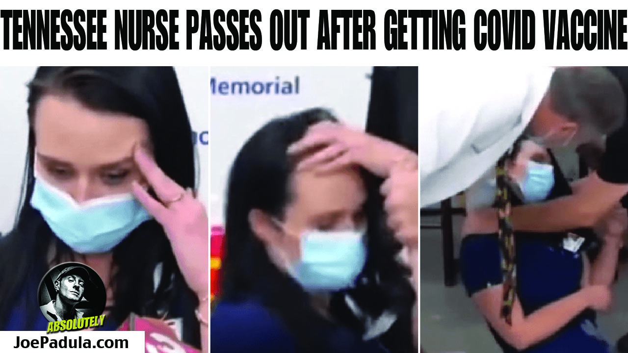 Tennessee Nurse Passes Out after Getting the COVID-19 Vaccine