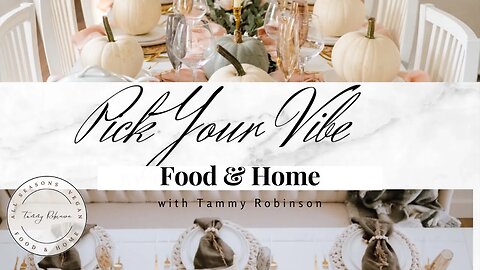 Decorating Tables- Seasonal Table Decorating
