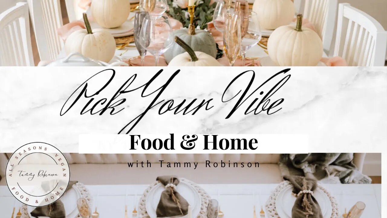 Decorating Tables- Seasonal Table Decorating