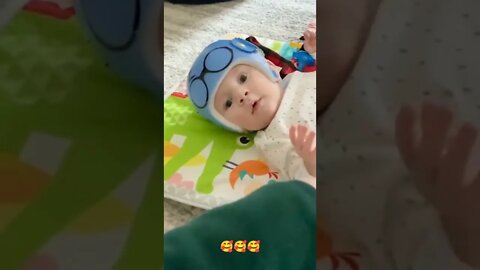 Cute Baby 🥰 Cute Reaction😇#cute #behappyalways #cuty