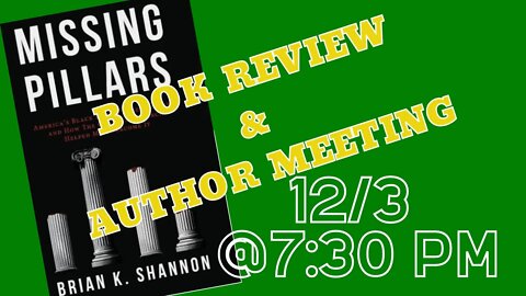 Missing Pillars book review and author discussion