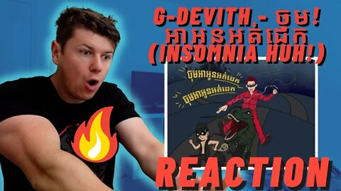 G-DEVITH - ចុម! អាអូនអត់ដេក (Insomnia Huh!) | VANNDA DISS SONG!!((IRISH REACTION!!))