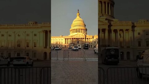 12/7/21 Nancy Drew in DC- Video 3- Liberal Protest Planned Today in DC- Capitol at Sunrise