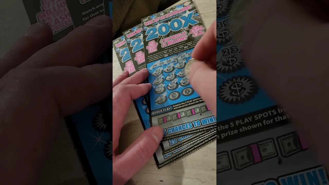 BIG WINNING $20 Lottery Ticket Scratch Offs!!