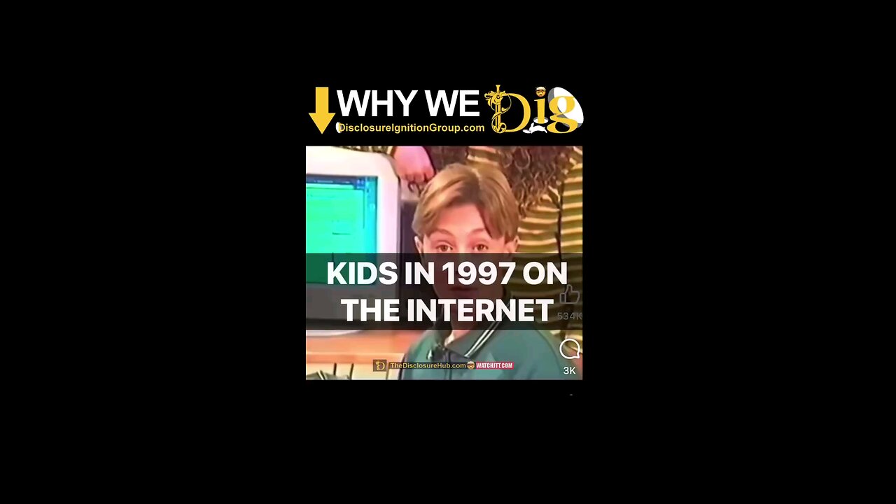 THIS IS GOLD - 17s Kids back in 1997 talking about the Internet with a little twist.