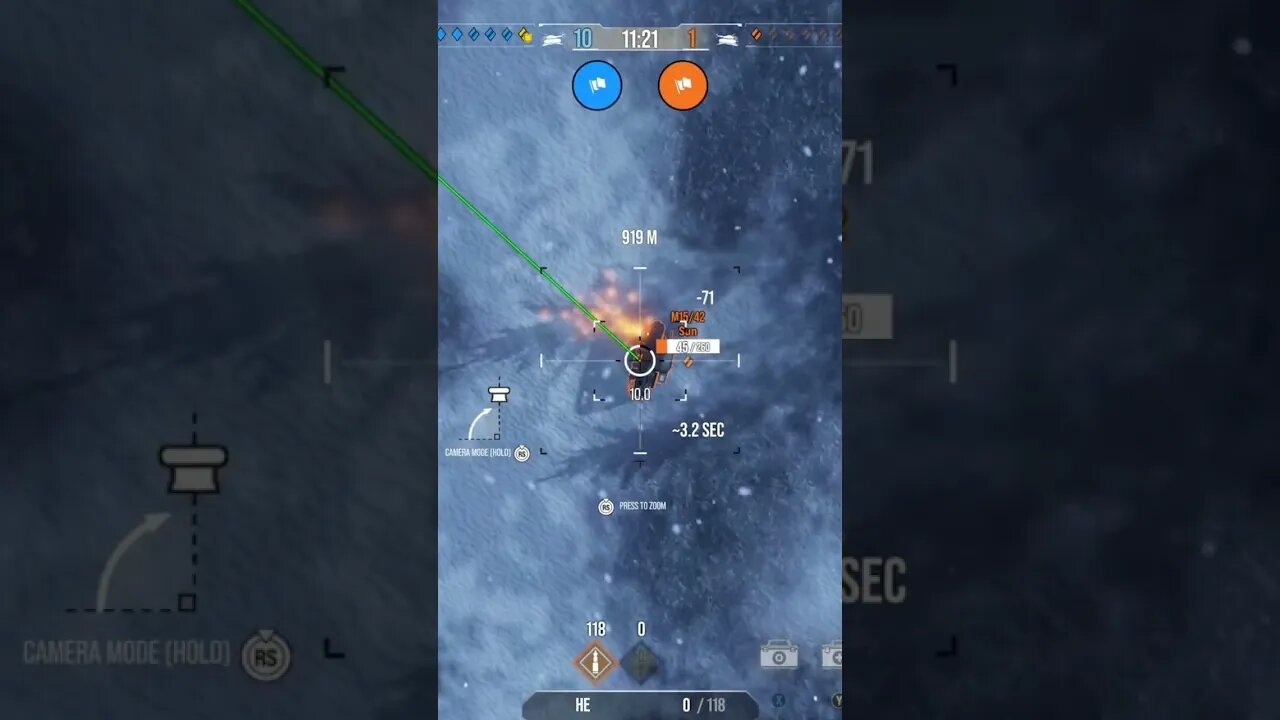World of Tanks: Bot tank fell over! lol XD