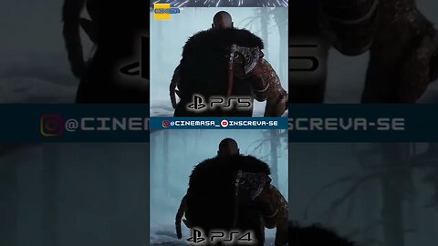 GOD OF WAR PS5 VS PS4EDITION