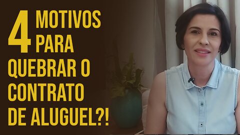 ✅4 MOTIVOS PARA A RESCISÃO DO CONTRATO DE LOCAÇÃO COMERCIAL OU RESIDENCIAL