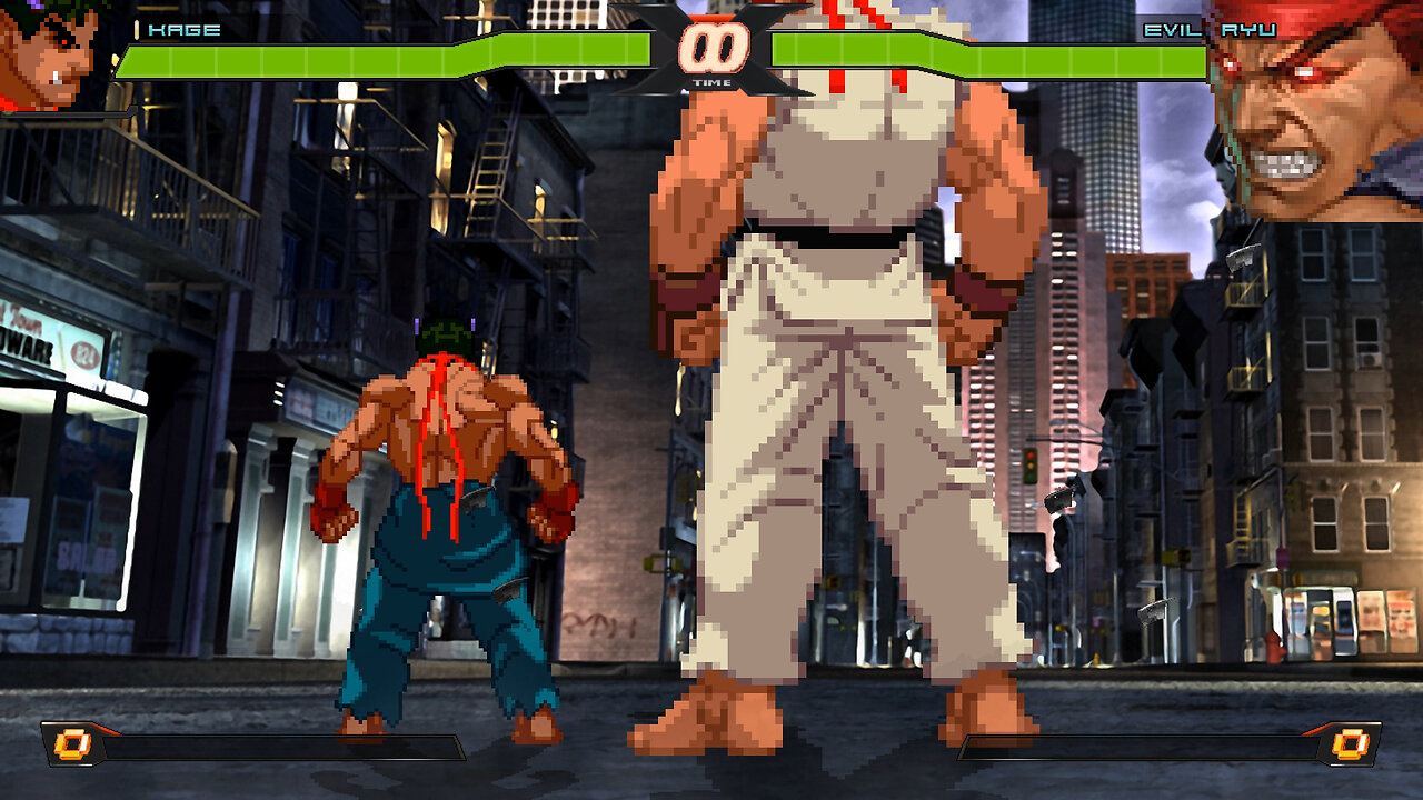 MUGEN - Kage vs. Giant Evil Ryu - Download