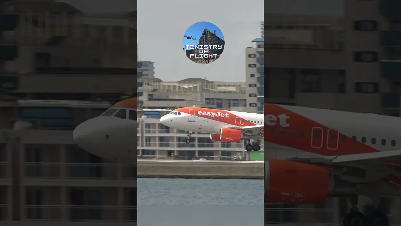 G-EZFV Lands at Gibraltar #shorts