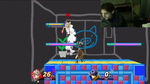 Corrin VS Ike On The Hardest Difficulty In A Super Smash Bros Ultimate Match With Live Commentary