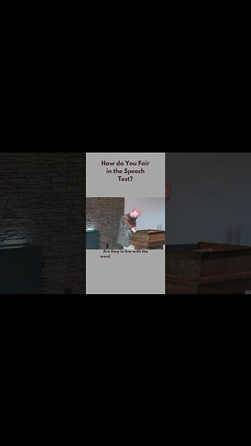 How do You Fair in the Speech Test?