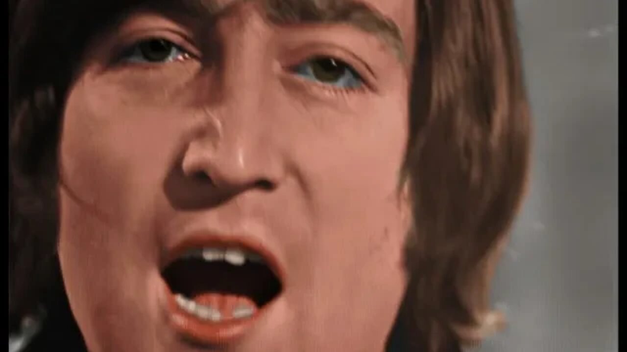 The Beatles - Ticket To Ride (music video) [colorized, best version linked below]