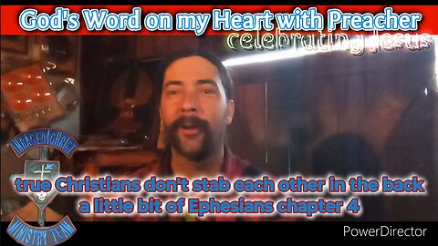 God's word on my heart with Preacher