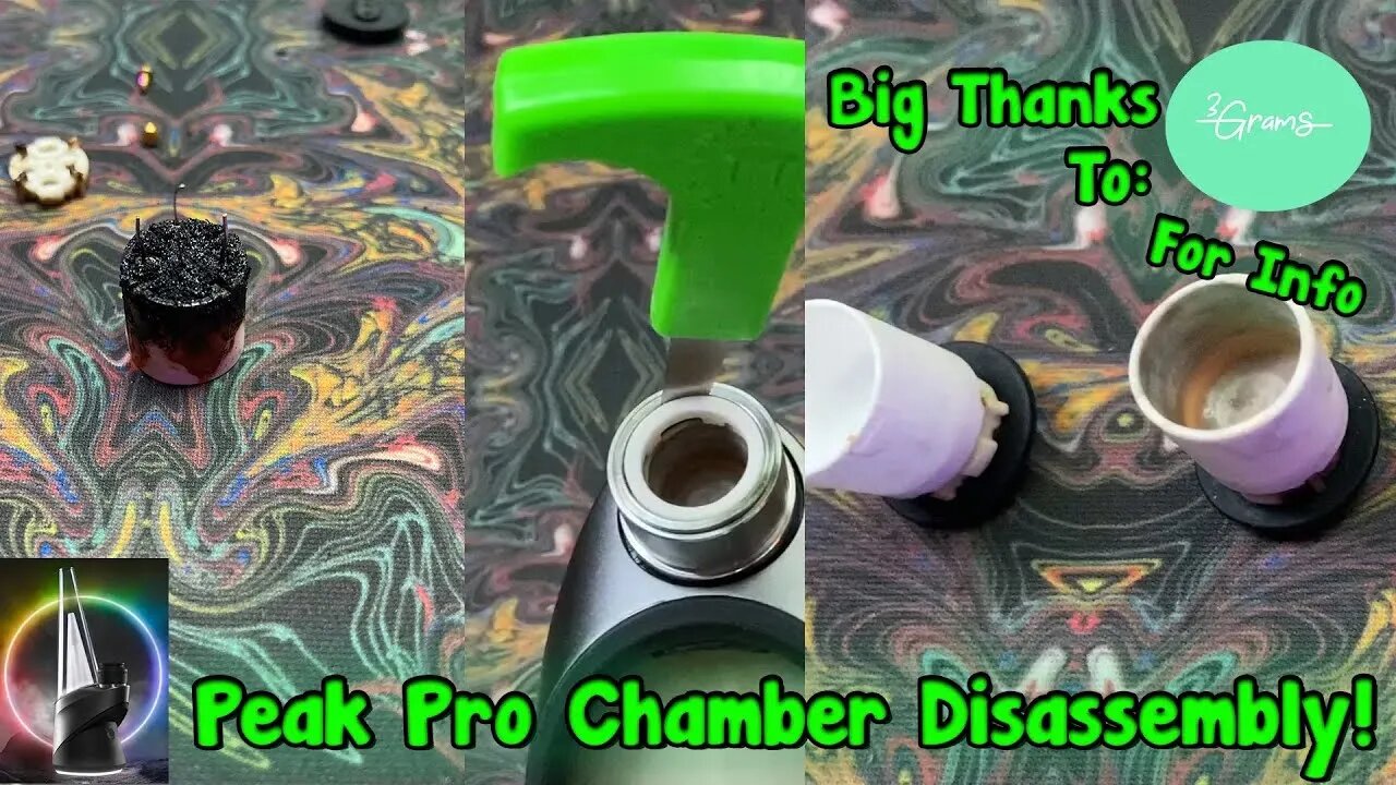 How To Disassemble A Puffco Peak Pro Atomizer Chamber Tutorial!