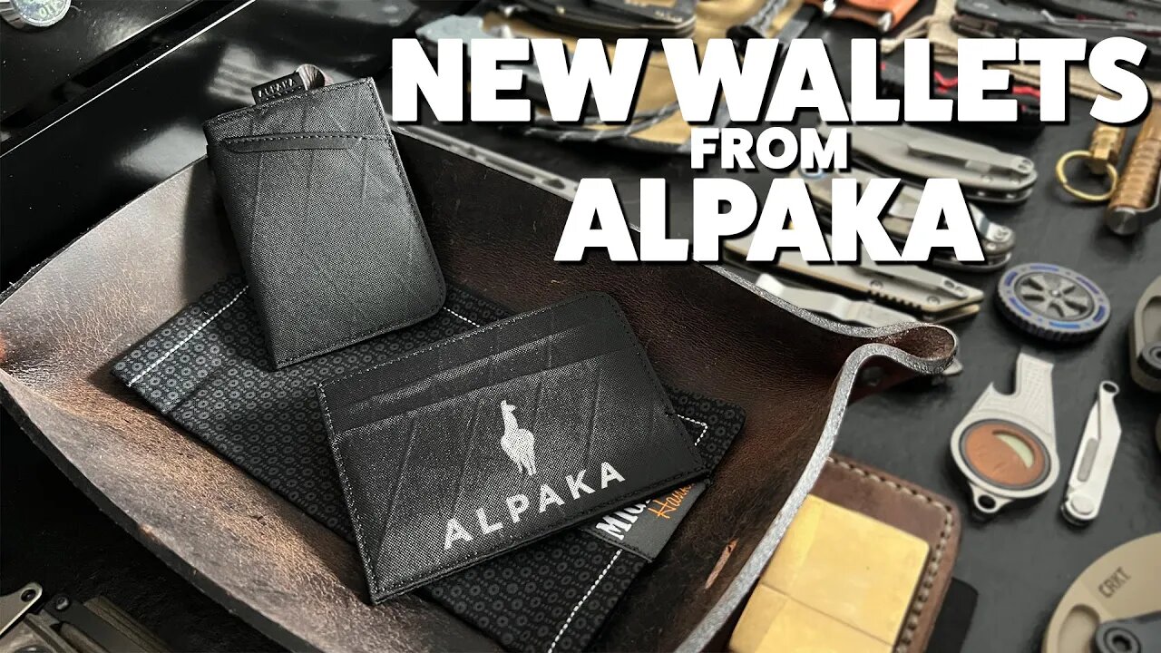 These NEW EDC wallets from Alpaka are as minimal as they come! (But is that a good thing?)