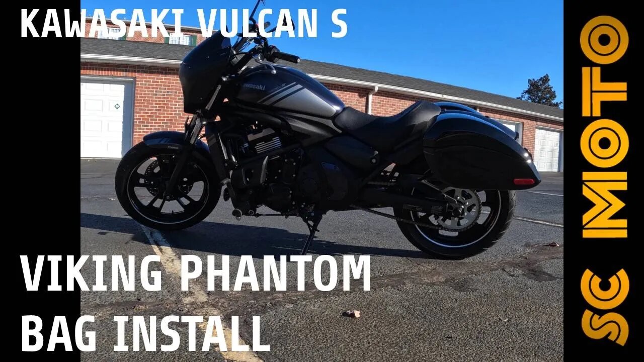 Vulcan 650 S Viking Phantom Bag Install!