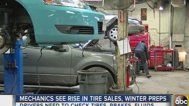 Spike in tire sales ahead of the winter months