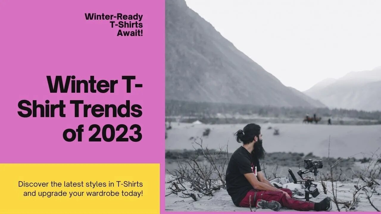 Men's Winter T Shirts for the Fashion Forward 2023