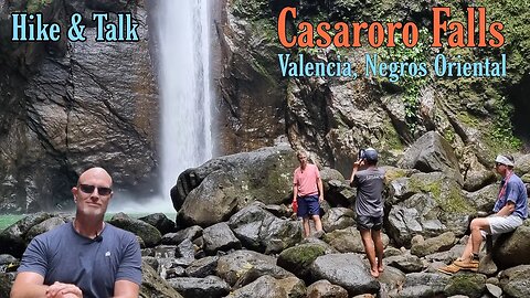 Hiking to Casaroro Falls in Valencia.