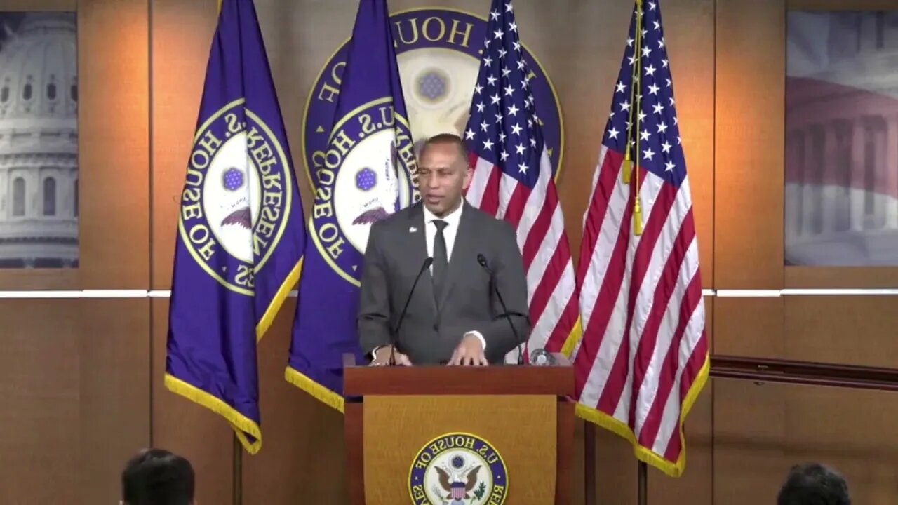 Election Denier Hakeem Jeffries Sees No Problem With Democrats Who Voted Against Israel Resolution